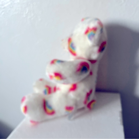 Build A Bear White Teddy Bear With Rainbows Summer Season Of Hugs Rainbow Plush - Picture 3 of 13